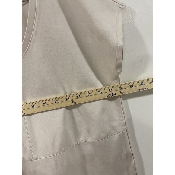 jones new york beige serenity knit v-neck dolman tee size S - Picture 7 of 8